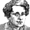 Drawing of Hannah Arendt